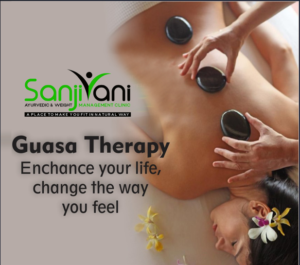 Guasa Therapy for skin tightening after weight loss at Sanjivani